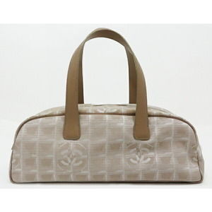CHANEL Boston Bag Beige